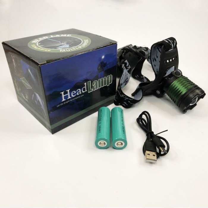 Налобний ліхтар POLICE BL-2188-T6, водонепроникний ліхтар, головний ліхтарик, потужний акумуляторний