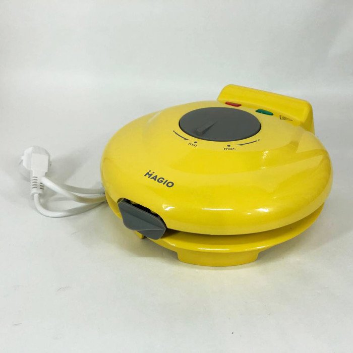 Вафельниця кругла Magio MG-397 1 секція 750 Вт, Електровафельниця для тонких вафель, електрична