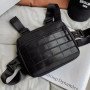 Сумка через плече військова, Нагрудна чоловіча сумка тактична тканинна, Сумка тактична наплічна