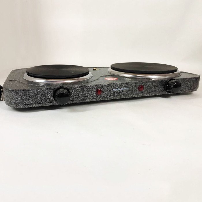 Настільна плита електрична Sea Breeze SB-065 2500 Вт, Електроплита подвійна, двоконфоркова настільна