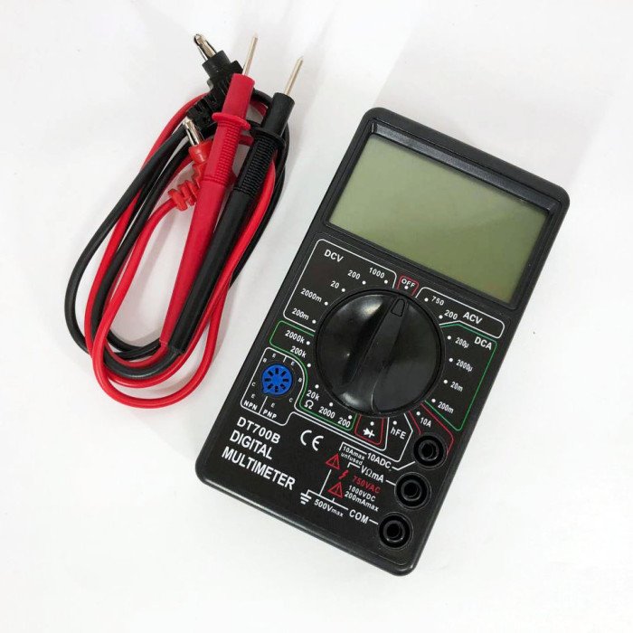 Цифровий мультиметр Digital DT700B з великим дисплеєм, тестер для вимірювання напруги, якісний
