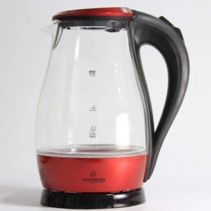 Електрочайник Crownberg Cb-9114 1.7 Л Скляний Електричний Чайник Crownberg