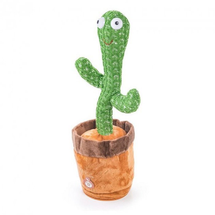 Інтерактивна іграшка Dancing cactus розмовляє танцюючий кактус, м'яка іграшка кактус, Плюшевий кактус