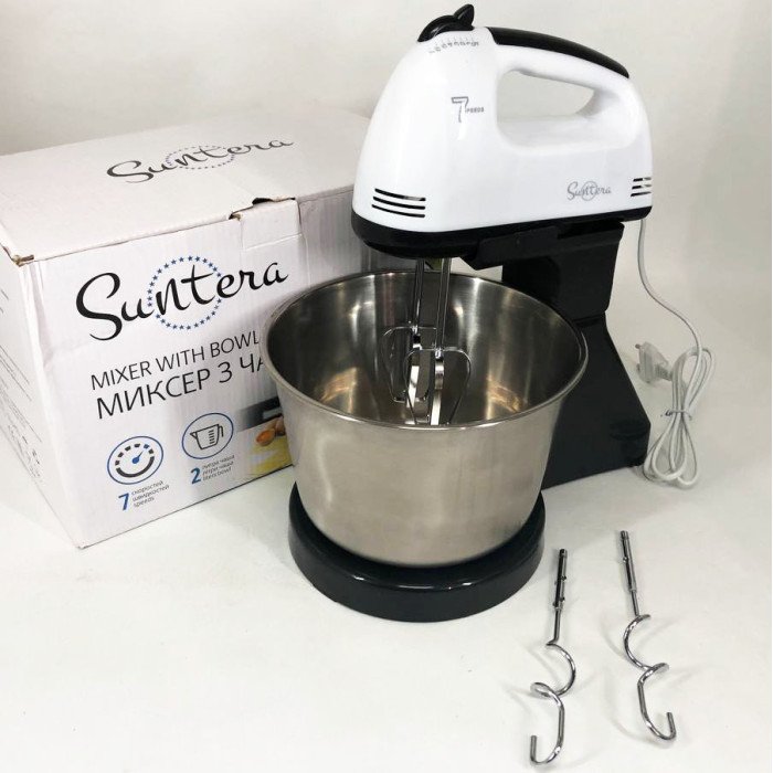 Міксер/Блендер Suntera SMX-504 стаціонарний міксер, міксер тістоміс для дому, міксер планетарний комбайн