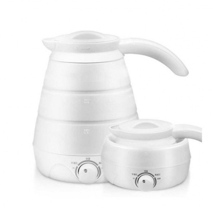 Електрочайник складаний Travel Folding 600 мл. Хороший електричний чайник. Колір: білий