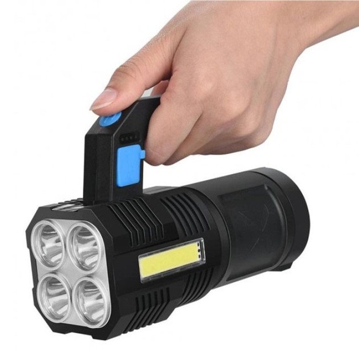 Ліхтар світлодіодний ручний переносний BL-X510-4LED+COB, світлодіодний ручний акумуляторний портативний