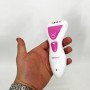 Епілятор Gemei GM-7006 4в1 - Професійний бездротовий епілятор бритва з насадками триммер + пемза