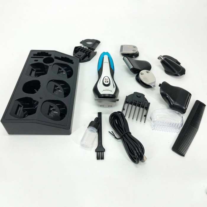 Машинка для стрижки, тример чоловічий GEMEI GM-562, машинка для стрижки голови, з насадками для бороди