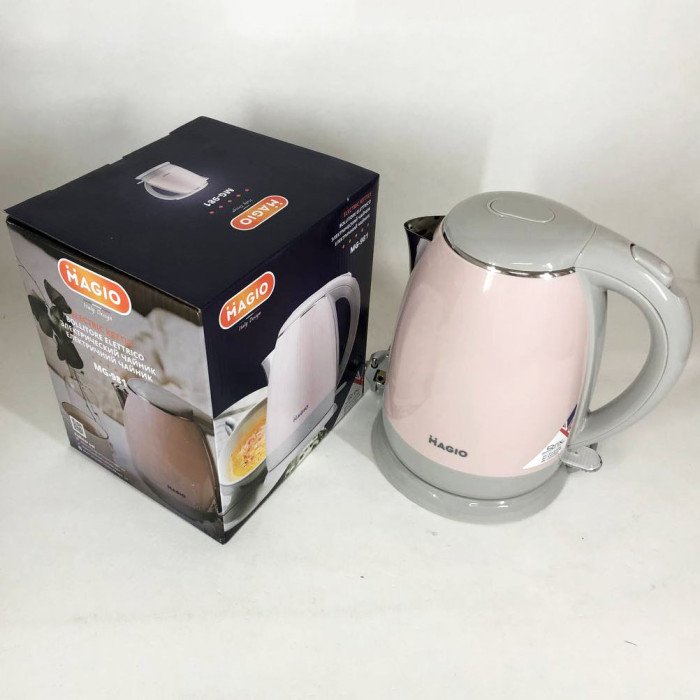 Чайник електричний Magio MG-981 1.5 л, чайник дисковий, гарний електричний чайник