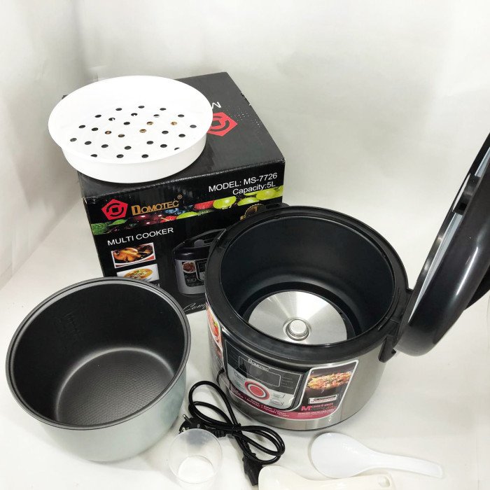 Мультиварка електрична пароварка рисоварка Domotec MS-7726 5л/12 програм Майстер Шеф 1500 W