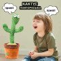 Інтерактивна іграшка Dancing cactus розмовляє танцюючий кактус, м'яка іграшка кактус, Плюшевий кактус