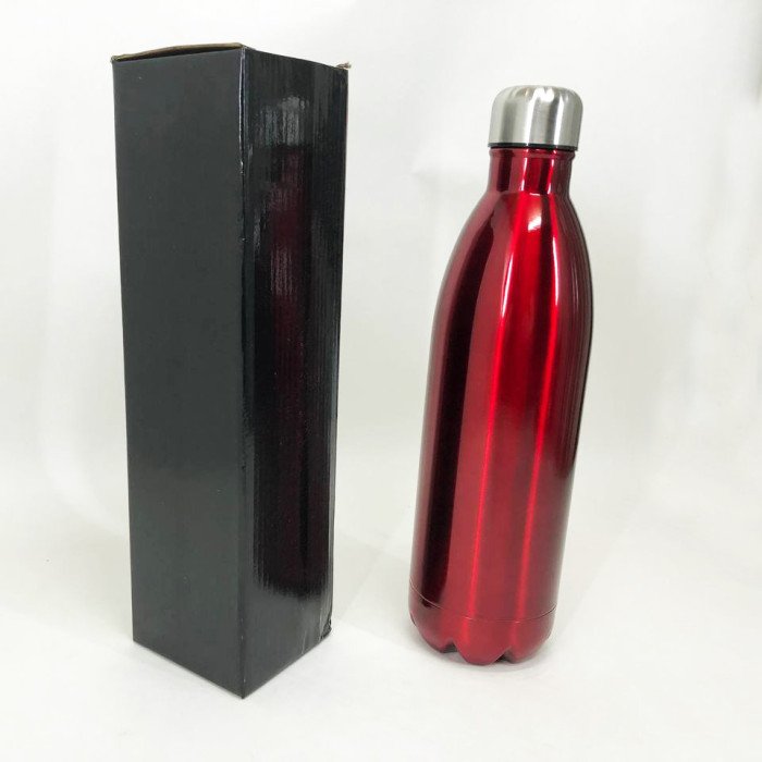 Термос UNIQUE UN-1024 1 л, Якісний термос для дому, Термос для напоїв. Колір: червоний