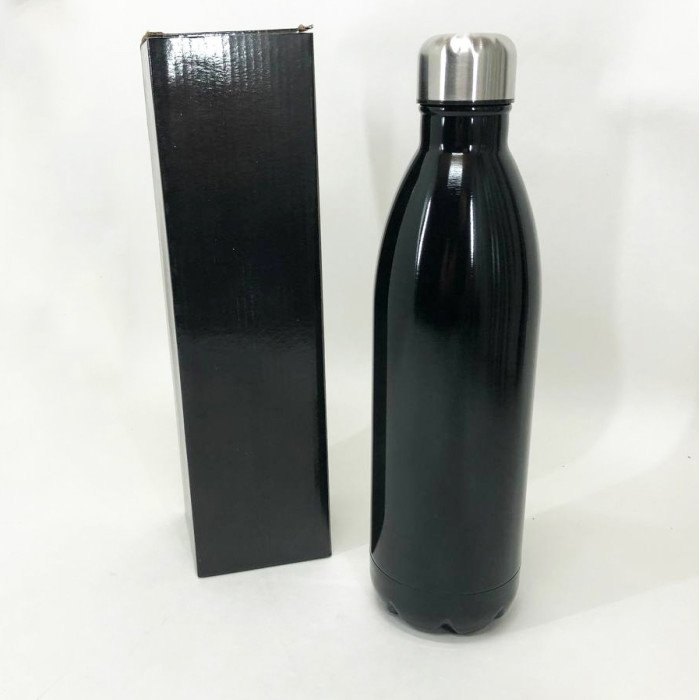 Термос UNIQUE UN-1024 1 л, Термос похідний, Термос для риболовлі, Термос для кави. Колір: чорний