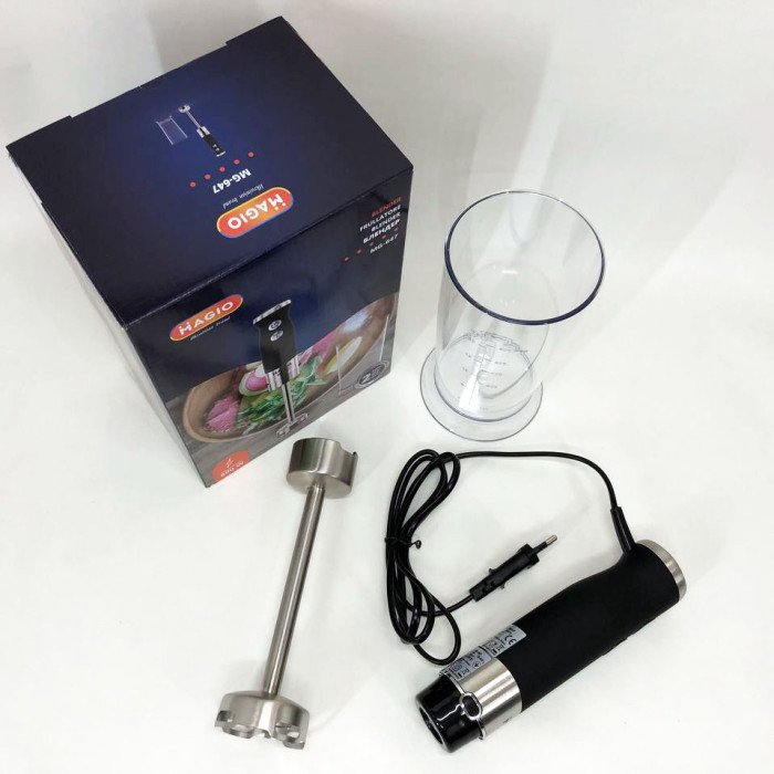 Блендер занурювальний MAGIO MG-647, потужний блендер, портативний блендер, блендер для дому, блендер для кухні