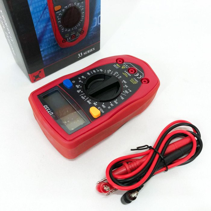 Мультиметр цифровий тестер UT33D DT, Тестер професійний, Мультиметр для дому