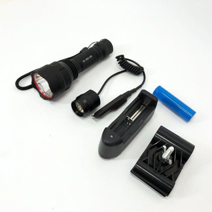 Тактичний підствольний ліхтар Bailong BL-QC8 XPE, сильний ліхтарик, ліхтар ручний тактичний