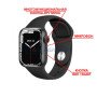 Розумний смарт годинник Smart Watch Z37 голосовий виклик, температура тіла, пульсометр, тонометр. Колір: чорний
