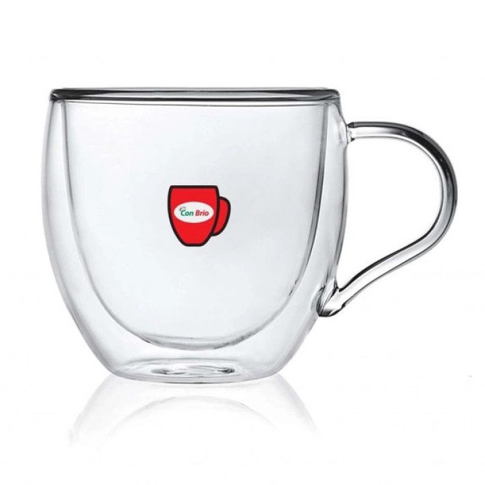 Набір чашок з подвійними стінками Con Brio CB-8625-2, 2 шт, 250 мл, подвійна склянка для кави