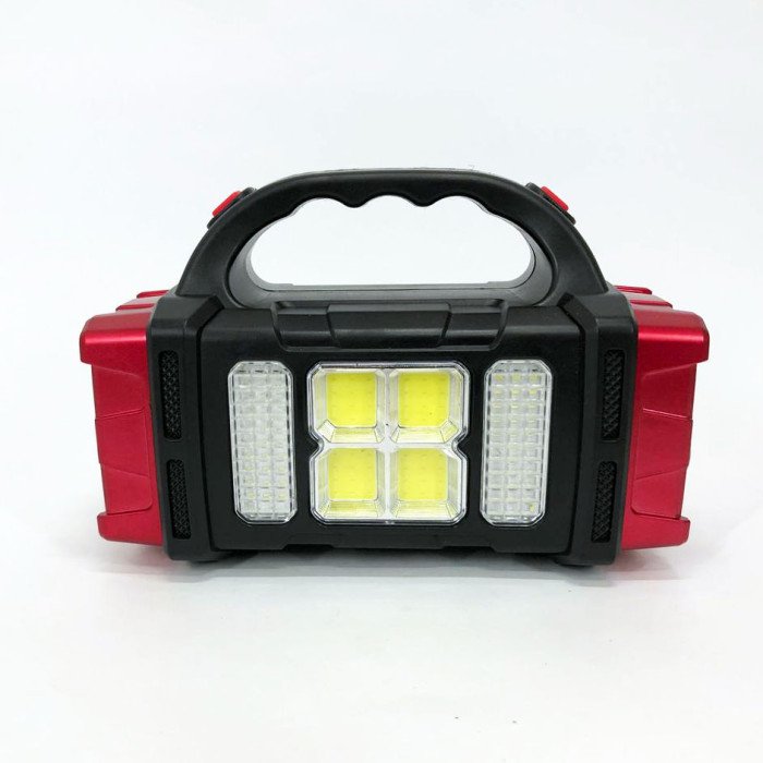 Ліхтар кемпінговий з сонячною панеллю та повербанком HB-1678-2х8LED-6COB, ліхтар кемпінговий світлодіодний