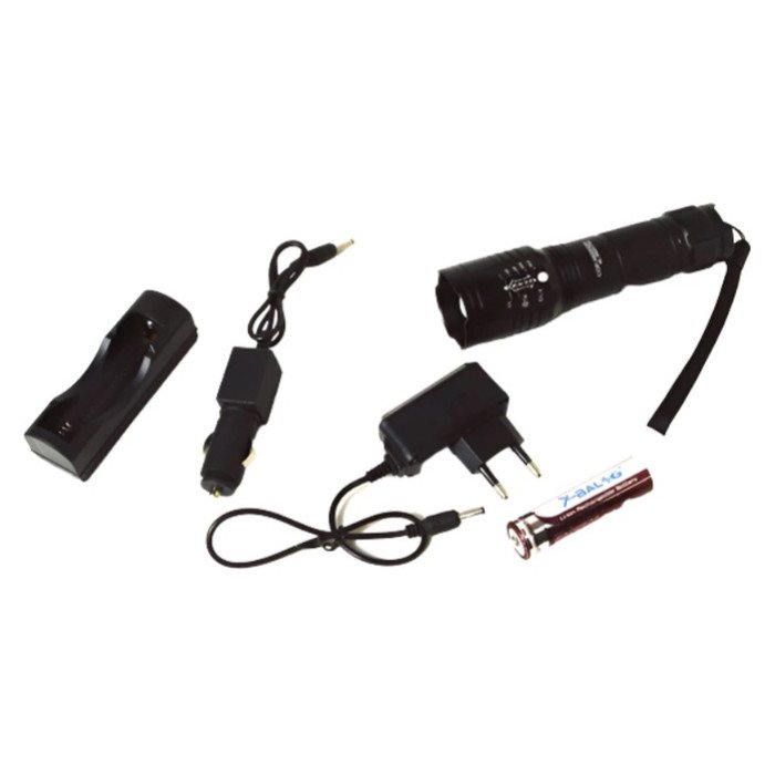 Кишеньковий тактичний ліхтар Bailong BL-8900-P50 акумуляторний ліхтар 12 та 220 Вт, кишеньковий міні ліхтар