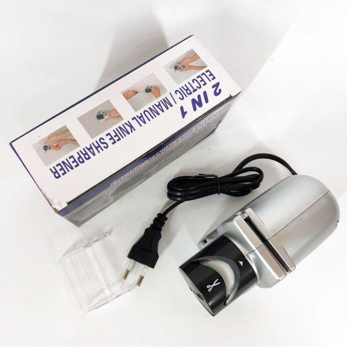 Електрична точила для ножів та ножиць ELECTRIC SHARPENER 220В, Електронна точила для заточування ножів