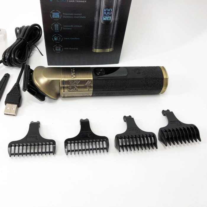 Тример VGR V-296, Багатофункціональна машинка для стрижки бороди, Професійний триммер для гоління
