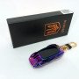 Електрична запальничка-брелок Україна з USB-зарядкою та підсвічуванням HL-468, з гравіюванням. Колір: хамелеон