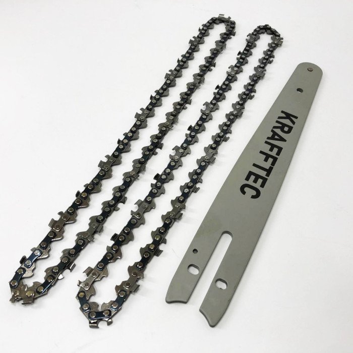 Комплект шина 40 см + 2 ланцюги 16 дюймів 64 ланки для бензопили, висока зносостійкість та швидкість різання