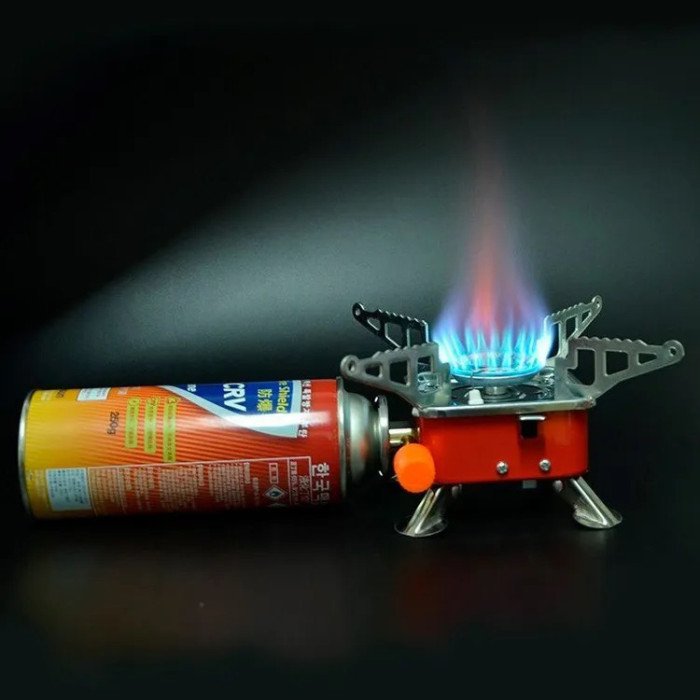 Портативний пальник туристичний, Портативна газова плита під балон, Похідна плита