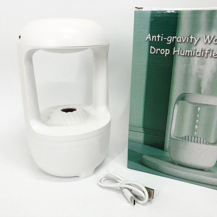 Зволожувач повітря ультразвуковий DROP HUMIDIFIER AND-199, левітуючий розпилювач для спальні, будинки, готелі