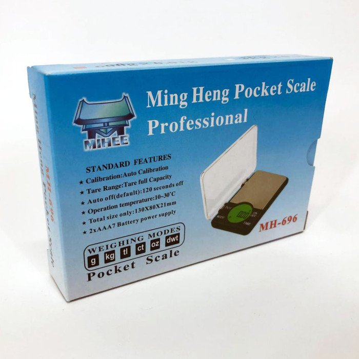 Ваги ювелірні Ming Heng Pocket Scale Professional MH-696 на 600 г, точні електронні ваги