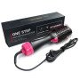 Фен Щітка гребінець 3в1 One step Hair Dryer 1000 Вт 3 режими випрямляч для укладання волосся стайлер з функцією іонізації