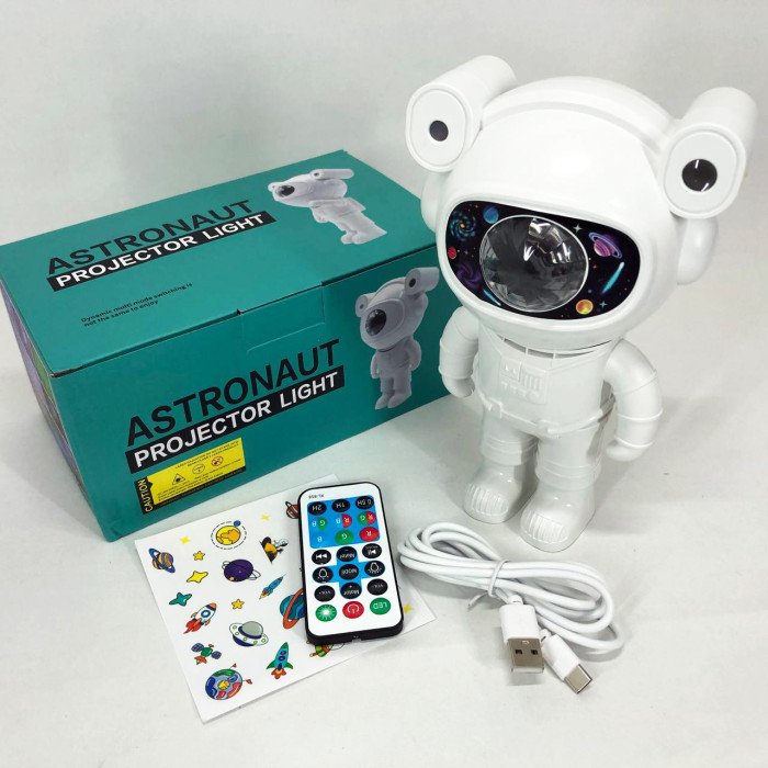 Нічник-проектор Астронавт Astronaut Нічник дитячий проектор зоряне небо