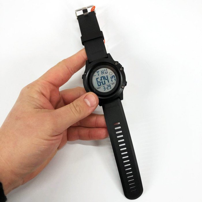 Годинник наручний чоловічий SKMEI 1508BKWT BLACK, годинник наручний електронний тактичний. Колір: чорний