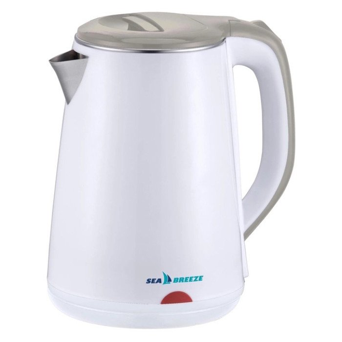 Електрочайник SeaBreeze SB-010 / 1,8 Л / Металевий, чайник дисковий, електронний чайник