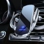 Автомобільний тримач S7 для телефону з бездротовим швидким заряджання flying wings. Колір: срібний