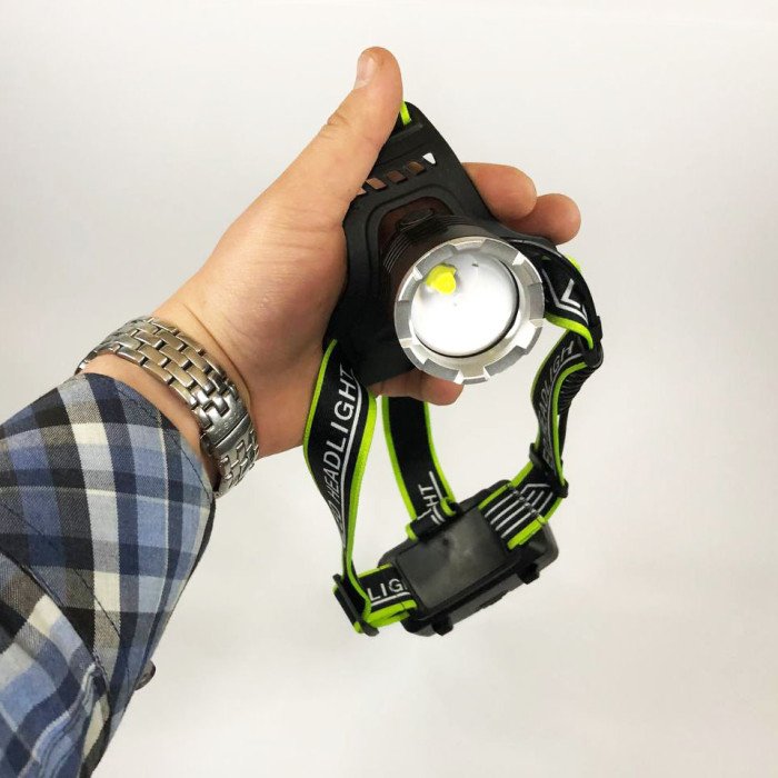 Ліхтар налобний з датчиком руху Police BL-8003-P50, ліхтарик bailong, ліхтарик налобний з usb зарядкою