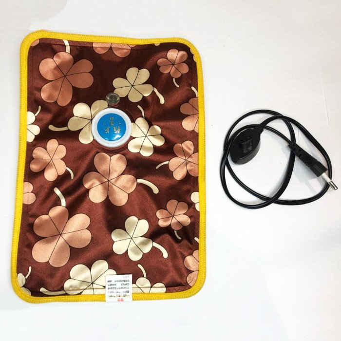 Електрогрілка універсальна грілка електрична 26х18х5 см. Колір: коричневий