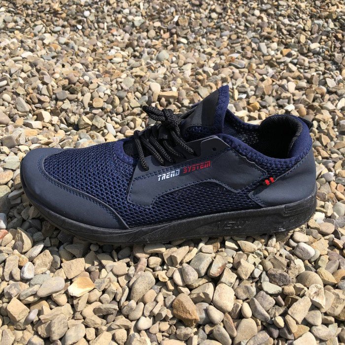 Кросівки сітка чоловіча сіточка 41 розмір. Чоловічі кросівки з тканини, що дихають. Модель 23576. Колір: синій