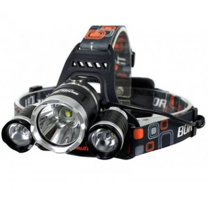 Ліхтар Police 3000-T6+2XPE (2х18650, 5 режимів, Zoom, 1500 люмен), Налобний ліхтар з лінзою