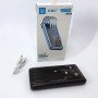 Портативний зарядний пристрій на 10000mAh, Power Bank на сонячній батареї, заряджання. Колір: чорний