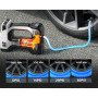 Аккумуляторный компрессор с фонарем Litheli питание от павербанка УМБ Litheli Power Bank 20000 мАч 45Вт