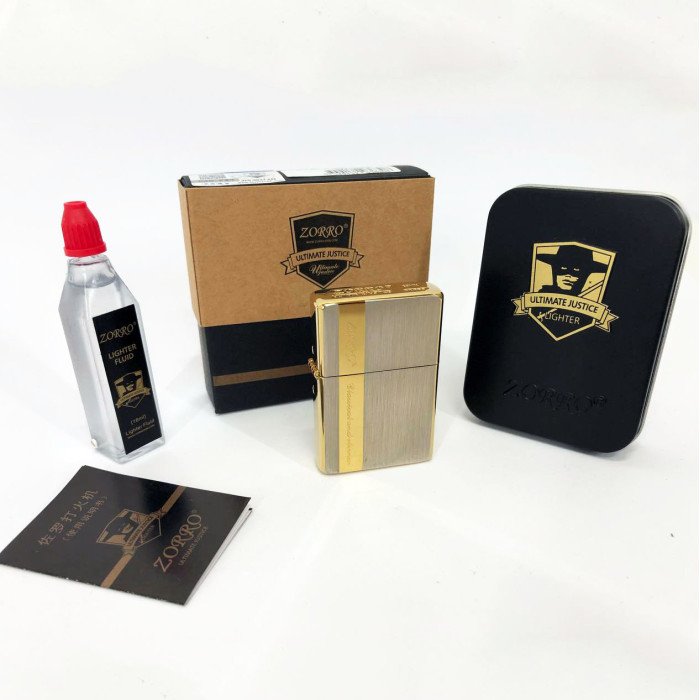 Запальничка бензинова Zorro HL-363, запальничка подарунок на день народження, незвичайна запальничка