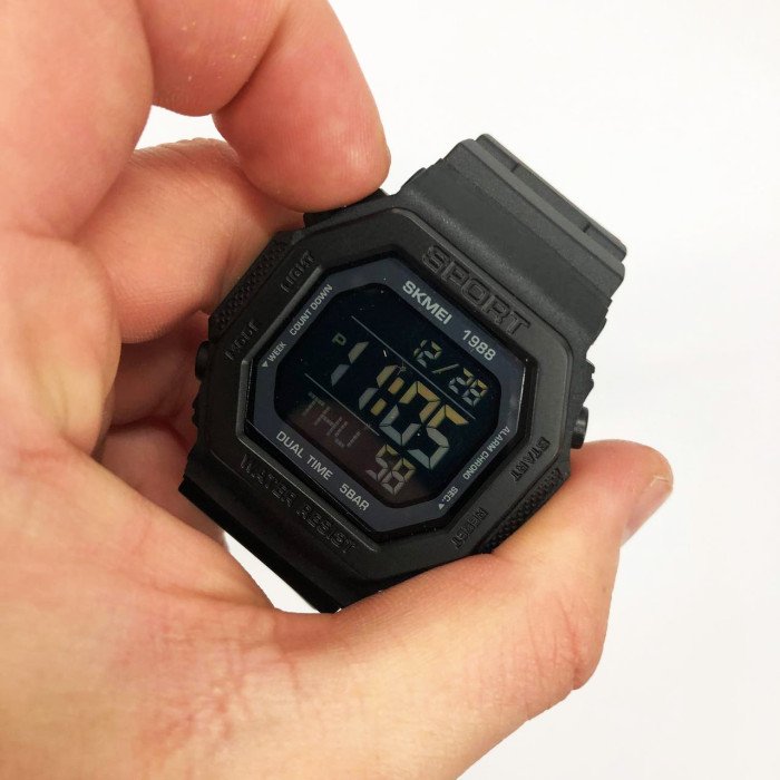 Годинник наручний чоловічий SKMEI 1988BK, чоловічий армійський водостійкий тактичний годинник, для військовослужбовців