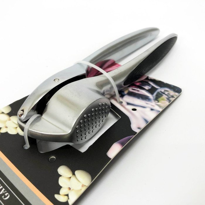 Прес для часнику чеснокодавка ручна металева