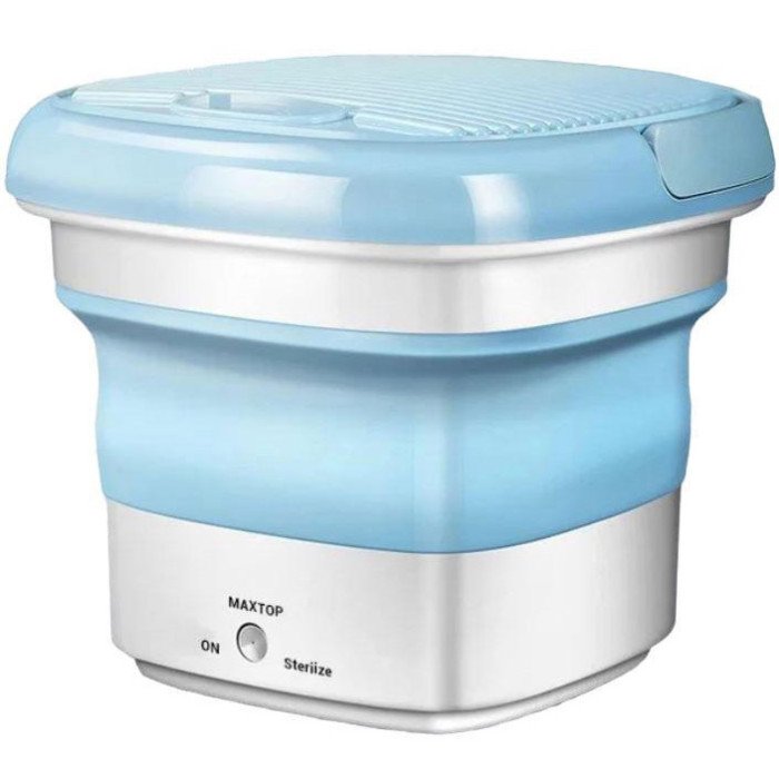 Пральна машина MAXTOP silicon washing machine, Портативна пральна машина. Колір: блакитний