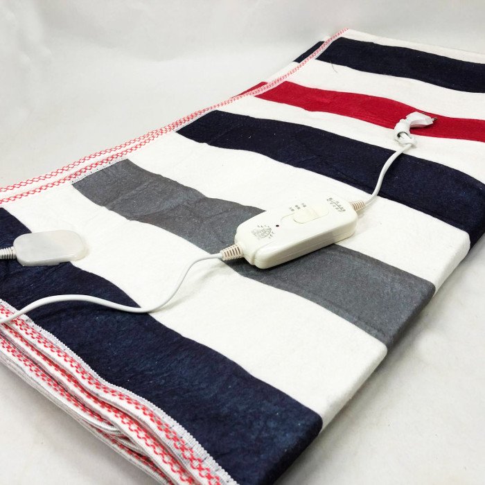 Електропростирадло 150х120 см тепле електро простирадло ковдра з підігрівом смужка