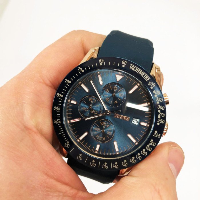 Годинник наручний чоловічий SKMEI 9253PRGBU, чоловічий годинник стильний годинник на руку, якісний чоловічий годинник