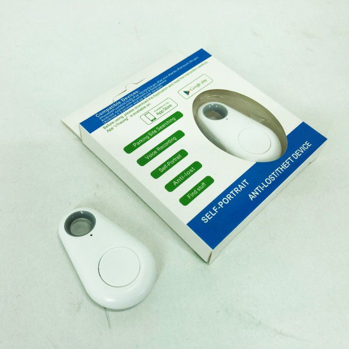 Трекер-брелок Anti Lost, Брелок-мітка bluetooth, Брелок-трекер пошуковий, Мобільний брелок. Колір: білий