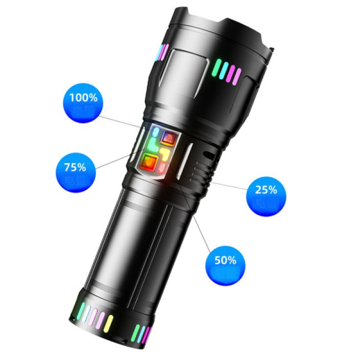 Ліхтар NIGHT VISION FLUORESCENCE G01-PM50-TG, Потужний кишеньковий ліхтарик, Сильний ліхтарик